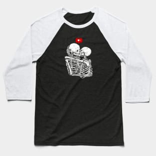 SKULLS LOVERS Baseball T-Shirt